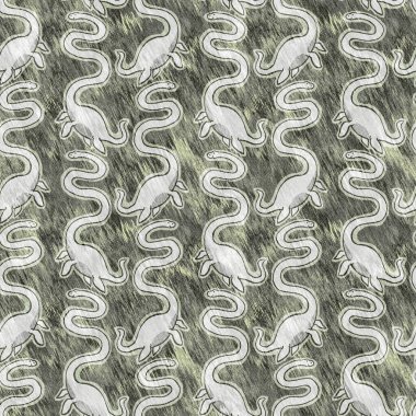 Kahverengi el plesiosaur dinazorunu kusursuz şekilde çizmiş. Bebek yuvası için cinsiyet Nötr Jurasik fosil silueti. Müze, nesli tükenme ve tekstil tasarımı için cinsiyet ayrımı yapılmamış ev dekorasyonu