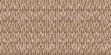 Bebek odası dekorasyonu için şirin bir safari vahşi kaplan kürklü hayvan sınırı. Kusursuz büyük kedi kürklü kahverengi desenli cinsiyet ayrımı.