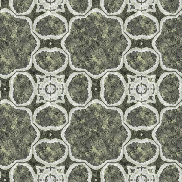 Mosaico Geométrico Verde Padrão Textura Sem Costura Design Tecido Caleidoscópio — Fotografia de Stock