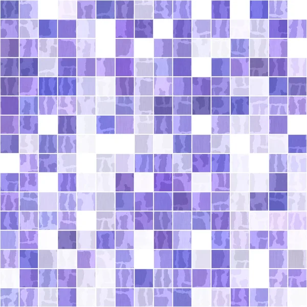 보라색 기하학적 모자이크 픽셀은 바다없는 패턴을 줍니다 현대적 정사각형 형태의 — 스톡 사진