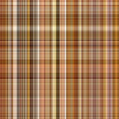 Woodland brown tartan seamless pattern textile. Tonal autumnal forest plaid with organic texture. Background of orange stripe for rough wallpaper