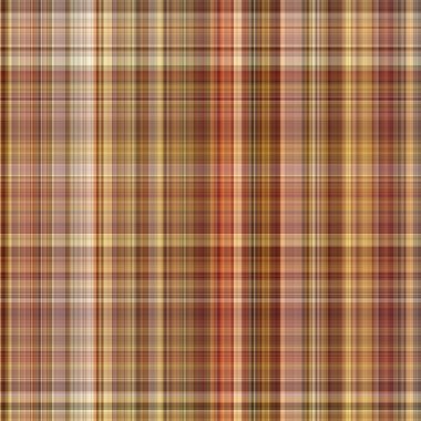 Woodland brown tartan seamless pattern textile. Tonal autumnal forest plaid with organic texture. Background of orange stripe for rough wallpaper