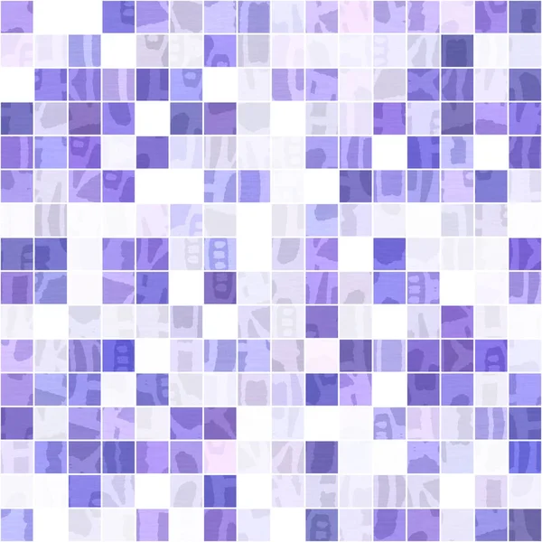 Petit Motif Sans Couture Mosaïque Géométrique Violet Texture Moderne Carreaux — Photo