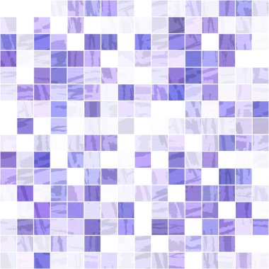 Küçük mor geometrik mozaik piksel ızgarası dikişsiz desen. Modern kare şekilli fayans dokusu. 2022 şebeke arka planının rengi. Yüksek kaliteli jpg raster örneği