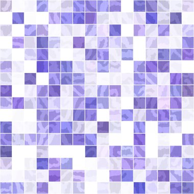 Küçük mor geometrik mozaik piksel ızgarası dikişsiz desen. Modern kare şekilli fayans dokusu. 2022 şebeke arka planının rengi. Yüksek kaliteli jpg raster örneği
