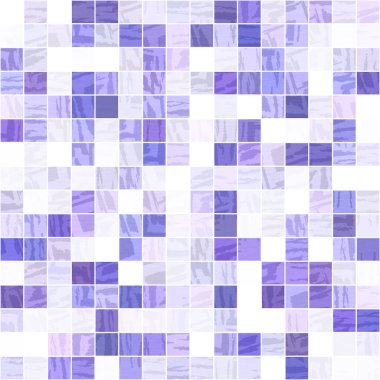 Küçük mor geometrik mozaik piksel ızgarası dikişsiz desen. Modern kare şekilli fayans dokusu. 2022 şebeke arka planının rengi. Yüksek kaliteli jpg raster örneği
