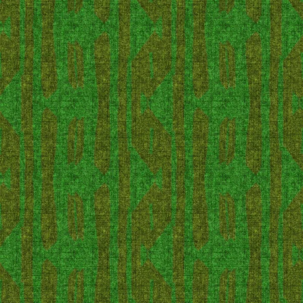 Green Retro 1960S Linen Seamless Pattern Forest Style Vintage Decorative — Stock Photo, Image