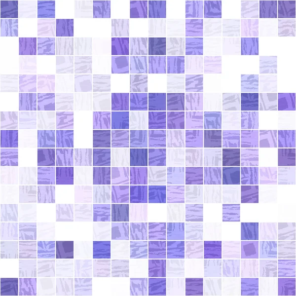 Tiny Purple Geometric Mosaic Pixel Grid Seamless Pattern Modern Square — Stock Photo, Image