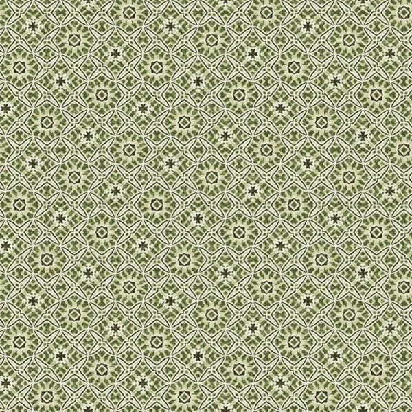 Mozaik geometrik yeşil, pürüzsüz doku deseni. Yazılı kumaş için modaya uygun kaleydoskop tasarımı. Sert soyut tekstil tasarımı