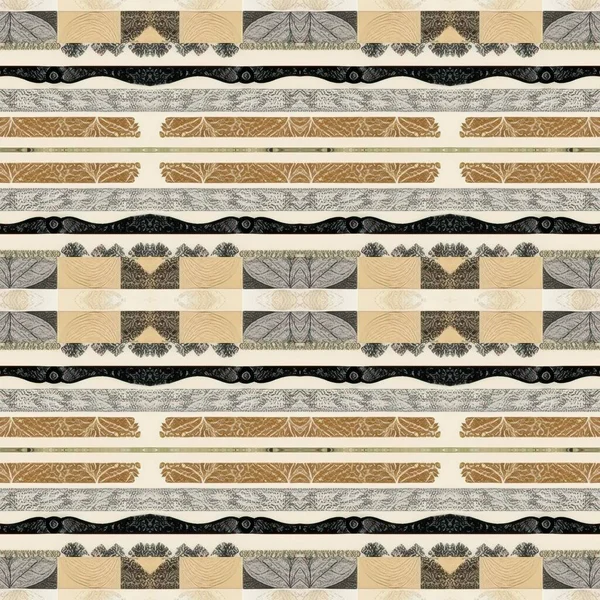 Forest Green Decorative Damask Seamless Pattern Geometric Kaleidoscope Linen Wallpaper — Fotografia de Stock