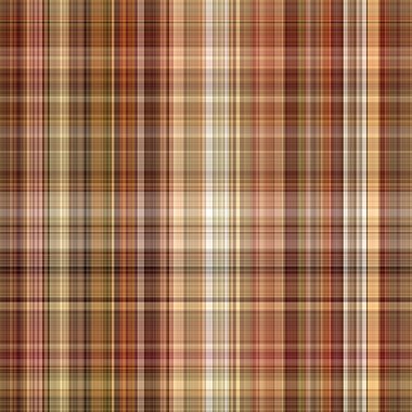 Woodland brown tartan seamless pattern textile. Tonal autumnal forest plaid with organic texture. Background of orange stripe for rough wallpaper