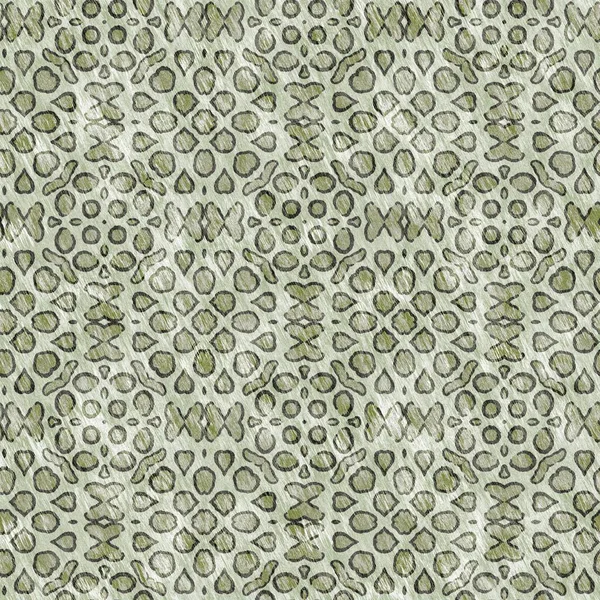 Мозаїчний Геометричний Зелений Леопард Друку Текстурний Візерунок Модний Калейдоскоп Тканий — стокове фото