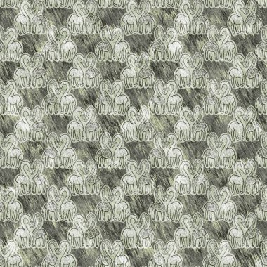 Bebek odası dekorasyonu için şirin bir safari vahşi zürafa deseni. Kusursuz Afrikalı kürklü yeşil, cinsiyet dokusuna sahip nötr baskı tasarımı.