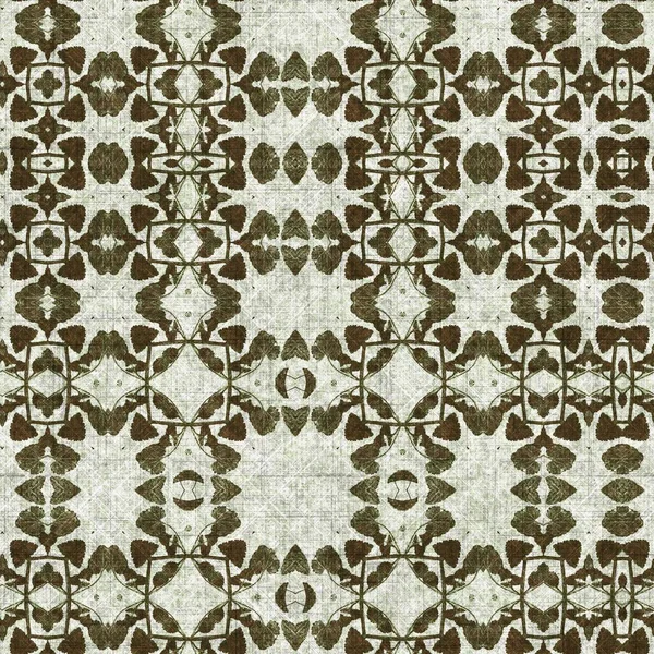 Foliage green kaleidoscope seamless texture pattern. Trendy optic fresh design for printed fabric. Geometric leaf abstract textile design