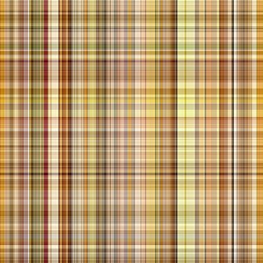 Woodland brown tartan seamless pattern textile. Tonal autumnal forest plaid with organic texture. Background of orange stripe for rough wallpaper