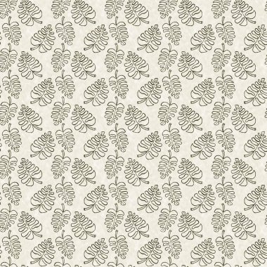 Cute safari exotic foliage pattern for babies room decor. Seamless leaf green textured gender neutral print design