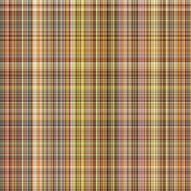 Woodland brown tartan seamless pattern textile. Tonal autumnal forest plaid with organic texture. Background of orange stripe for rough wallpaper