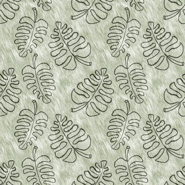 Cute safari exotic foliage pattern for babies room decor. Seamless leaf green textured gender neutral print design