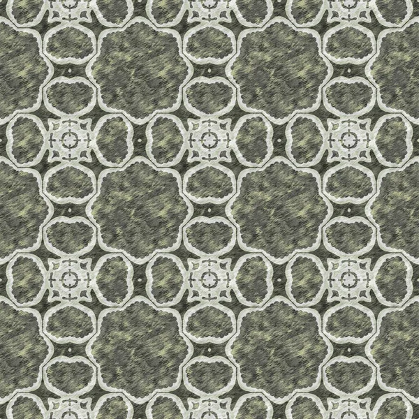 Ψηφιδωτό Γεωμετρικό Πράσινο Μοτίβο Χωρίς Ραφή Υφή Μοντέρνο Καλειδοσκόπιο Υφαντό — Φωτογραφία Αρχείου