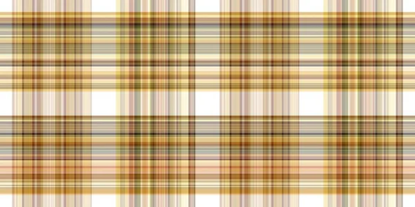 Woodland White Tartan Seamless Border Textile Tonal Autumnal Forest Plaid — Stock fotografie