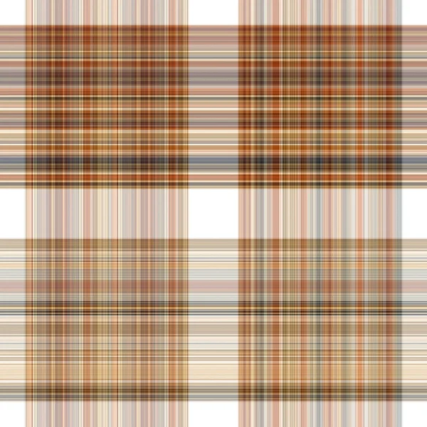 Woodland White Tartan Seamless Pattern Textile Tonal Autumnal Forest Plaid — Stok Foto