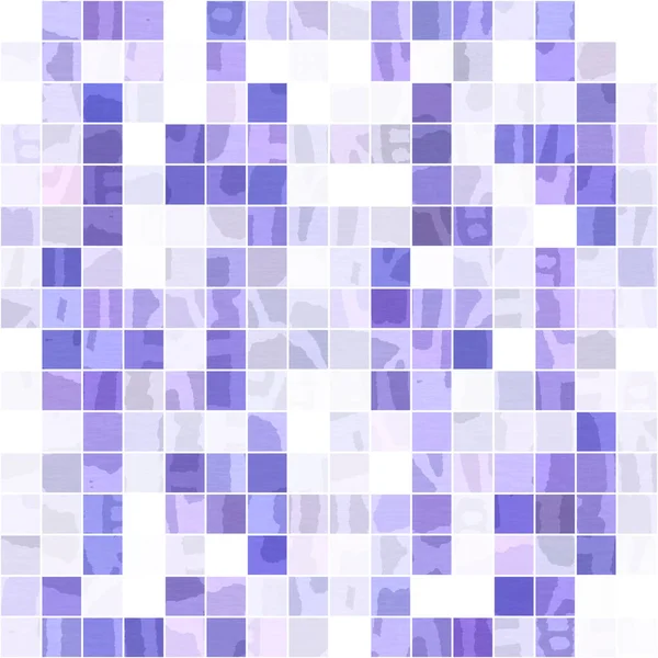 Malutki Fioletowy Geometryczny Siatka Mozaiki Pikseli Bezszwowy Wzór Nowoczesny Kształt — Zdjęcie stockowe
