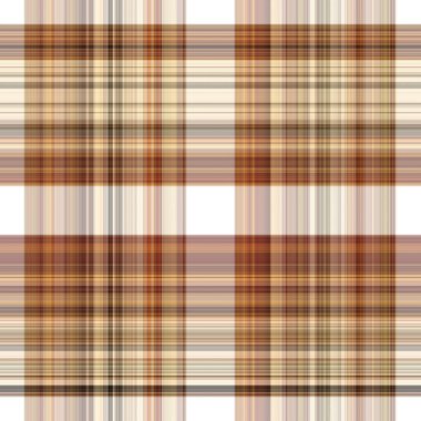 Woodland white tartan seamless pattern textile. Tonal autumnal forest plaid with organic texture. Background of orange stripe for rough wallpaper