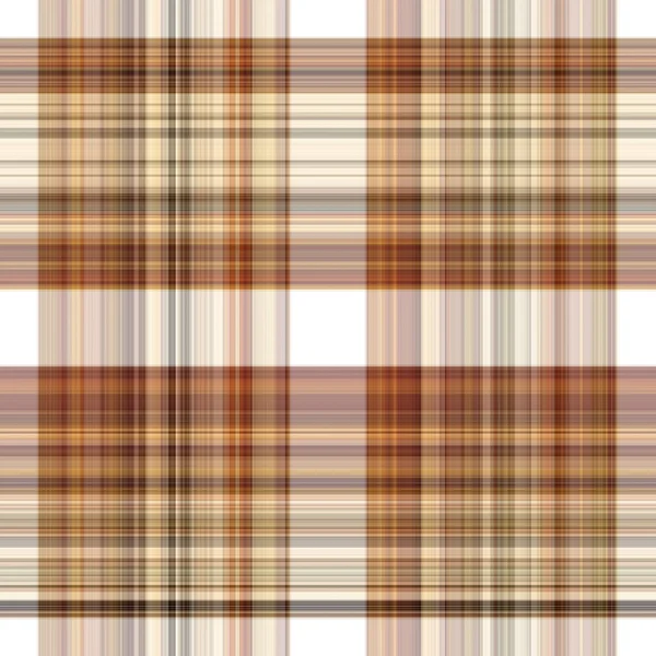 Woodland White Tartan Seamless Pattern Textile Tonal Autumnal Forest Plaid — 图库照片