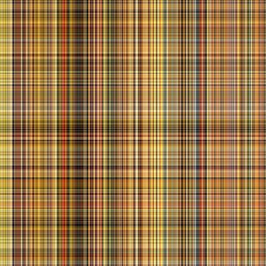 Woodland brown tartan seamless pattern textile. Tonal autumnal forest plaid with organic texture. Background of orange stripe for rough wallpaper