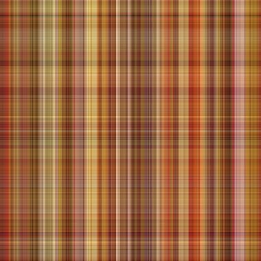 Woodland brown tartan seamless pattern textile. Tonal autumnal forest plaid with organic texture. Background of orange stripe for rough wallpaper