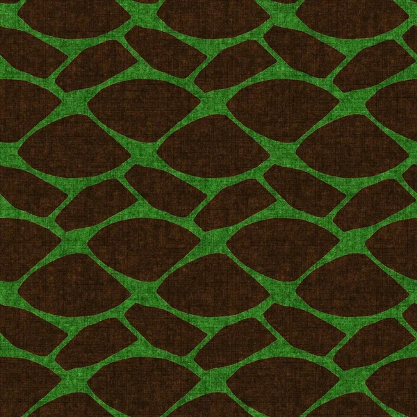 Green Retro 1960S Linen Seamless Pattern Forest Style Vintage Decorative — Stock Photo, Image