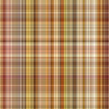 Woodland brown tartan seamless pattern textile. Tonal autumnal forest plaid with organic texture. Background of orange stripe for rough wallpaper