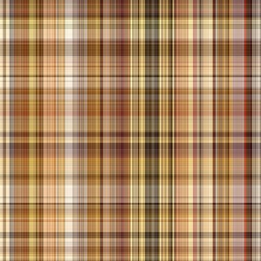 Woodland brown tartan seamless pattern textile. Tonal autumnal forest plaid with organic texture. Background of orange stripe for rough wallpaper