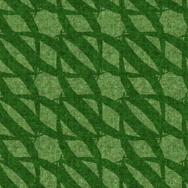 Green Retro 1960S Linen Seamless Pattern Forest Style Vintage Decorative — Stock Photo, Image