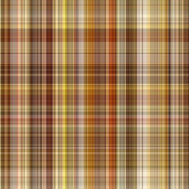 Woodland brown tartan seamless pattern textile. Tonal autumnal forest plaid with organic texture. Background of orange stripe for rough wallpaper
