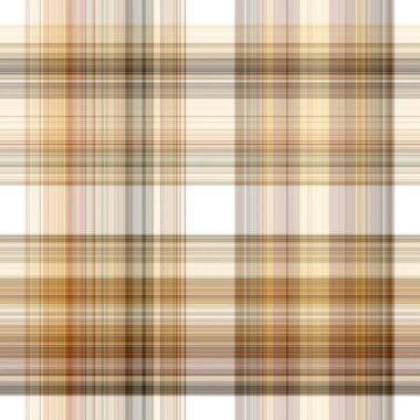 Woodland white tartan seamless pattern textile. Tonal autumnal forest plaid with organic texture. Background of orange stripe for rough wallpaper