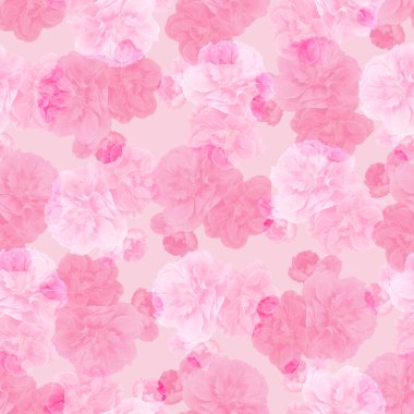 Kusursuz karanfil çiçeği fotoğraf kolajı tekrarlanıyor. Modaya uygun pembe, kadınsı bir çiçek. Cottagecore bahar bahçesi duvar kağıdı