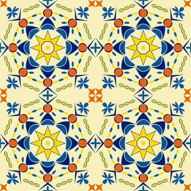 Geometric pattern Can connect in all directions, not lose shape, suitable for tile printing, fabric pattern, wallpaper, vector file format.