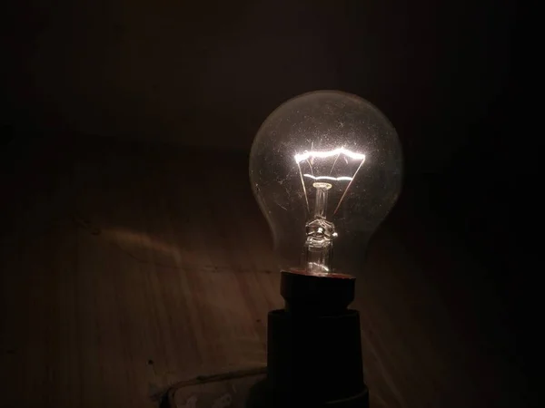 Close Shot Lighting Filament Bulb — Stock Photo, Image