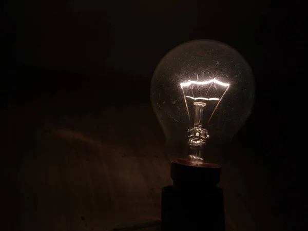 Close Shot Lighting Filament Bulb — Stock Photo, Image