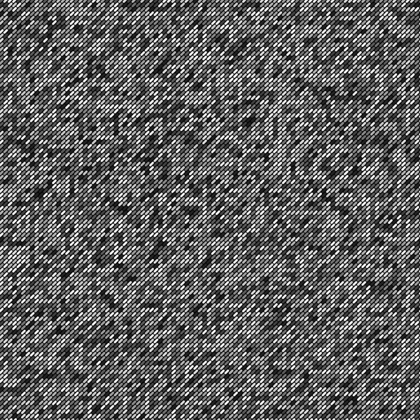 抽象的几何无缝图案 不同色调的灰色对角线 马赛克效应 粗糙的点缀纹理 矢量图像 — 图库矢量图片