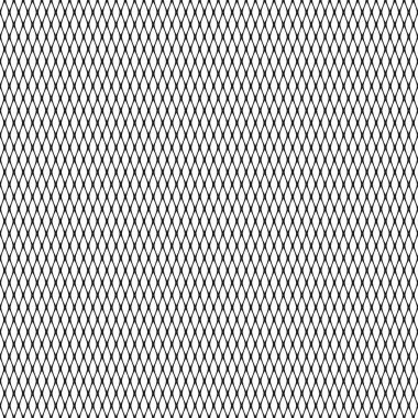 Metalik ağ çizimi siyah beyaz. Taslak şablon. Kusursuz vektör deseni. Soyut geometrik doku.