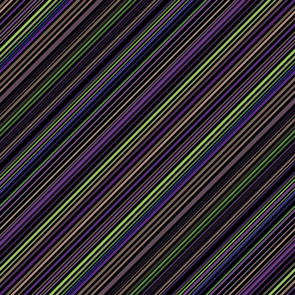 Líneas Diagonales Con Diferentes Espesores Colores Verde Púrpura Sobre Fondo — Vector de stock