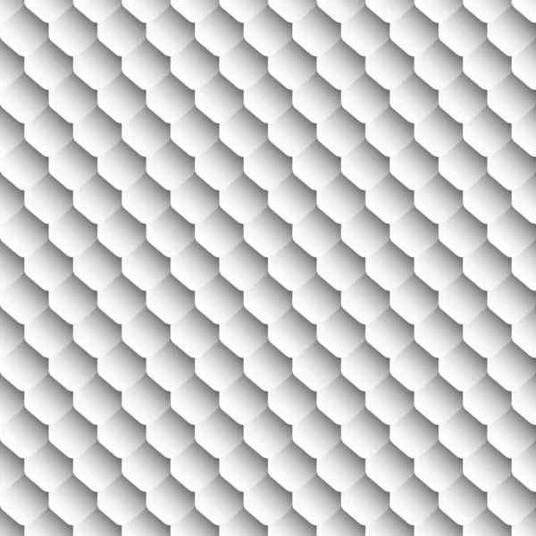 Patrón Geométrico Sin Costuras Con Hexágonos Blancos Estructura Nido Abeja — Archivo Imágenes Vectoriales