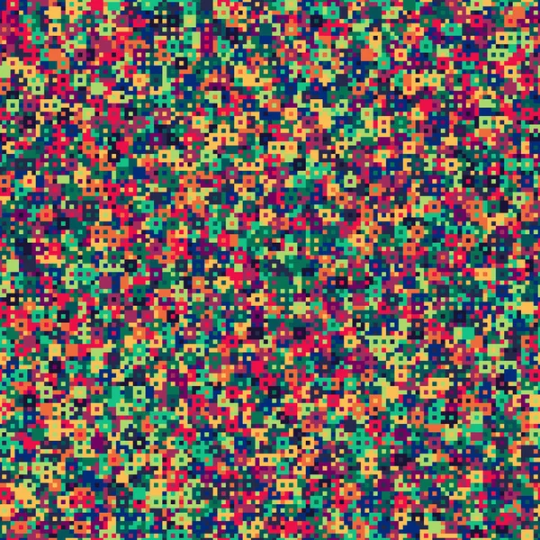 Composition Multicolore Petits Carrés Disposés Sur Des Lignes Verticales Horizontales — Image vectorielle