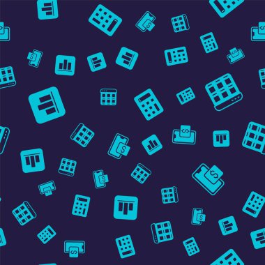 Pasta grafiği bilgisini, çevrimiçi alışverişi ekranda, Hesaplayıcı ve Mobil 'i pürüzsüz desende ayarla. Vektör