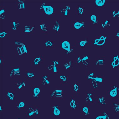 Denizci kordonunu iple, deniz düğümleriyle, konum çaprazlama kürek kürekleri kayığını pürüzsüz bir şekilde ayarlayın. Vektör