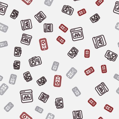 Taksi ehliyeti, mobil uygulama ve pürüzsüz şablona ayarlayın. Vektör