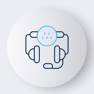 Taksi hattı arama servisi simgesi beyaz arkaplanda izole edildi. Akıllı telefon taksisi. Renkli taslak konsepti. Vektör