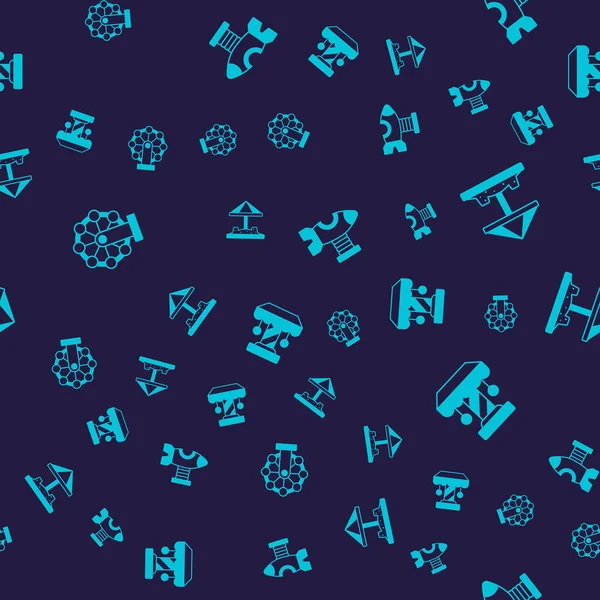 Dönme dolap, kum havuzlu kum havuzu, salıncak düzlemi ve atlıkarıncayı pürüzsüz şablona ayarla. Vektör